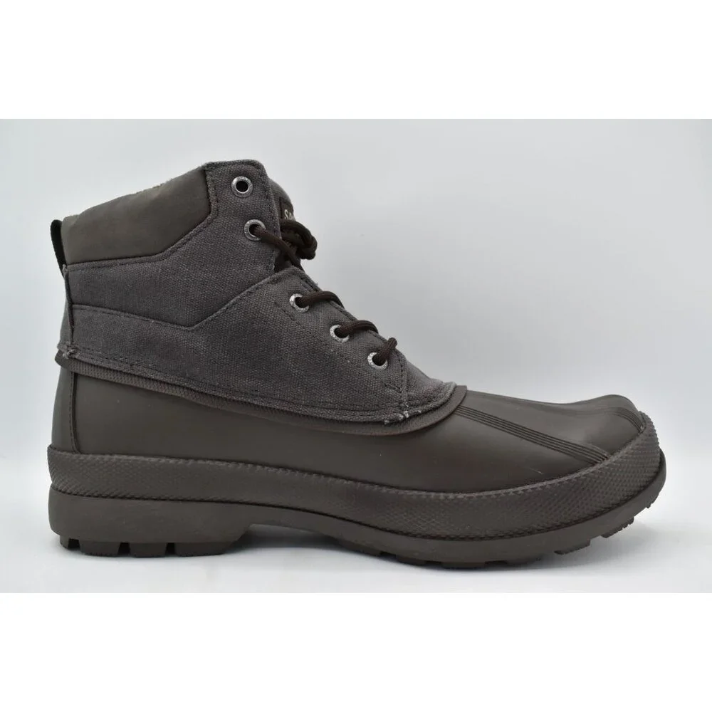 Sperry Mens Size 10.5 Cold Bay Wax Grey Water Resistant Insulated‎ Chukka Boots